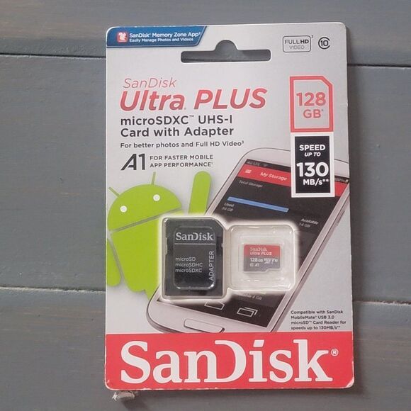 SanDisk Ultra Micro SD Memory Card with Adapter 128 GB - 1.0 Ea - Picture 6 of 11